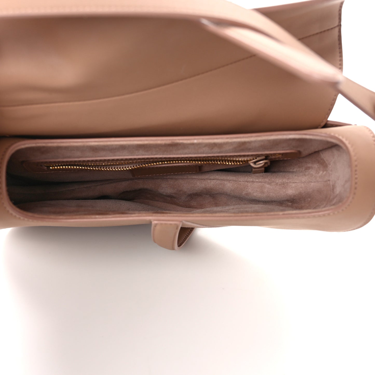 Ultra Matte Calfskin Saddle Bag Blush