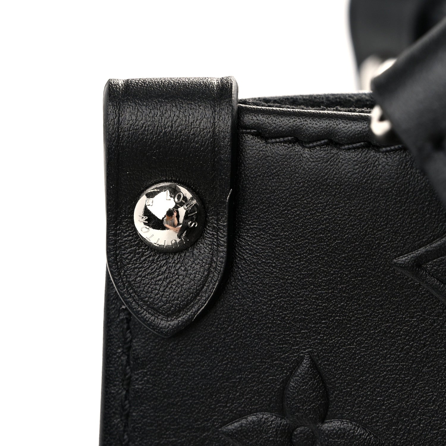Louis Vuitton Calfskin Monogram Bold Onthego PM Black 11 of 12
