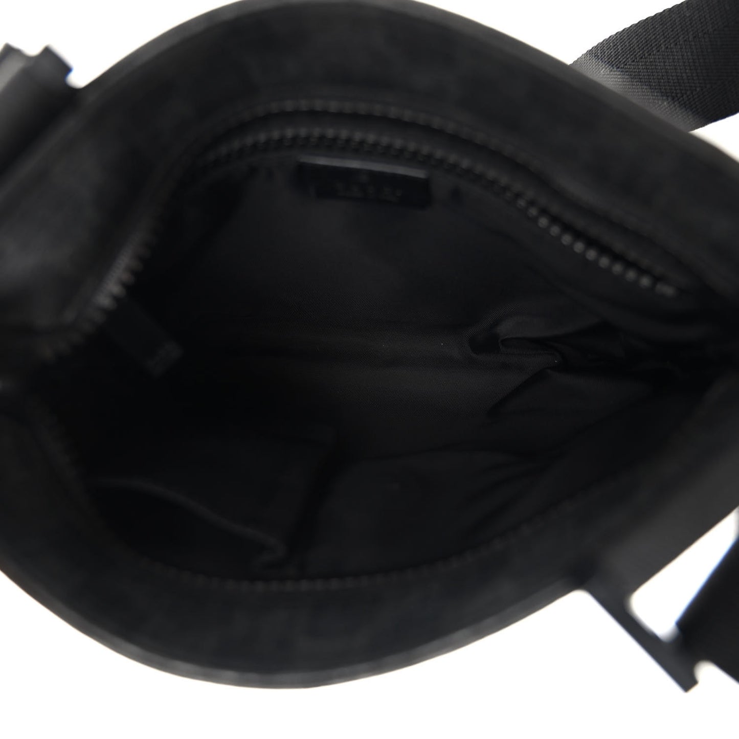 GG Plus Flat Messenger Bag Black Grey