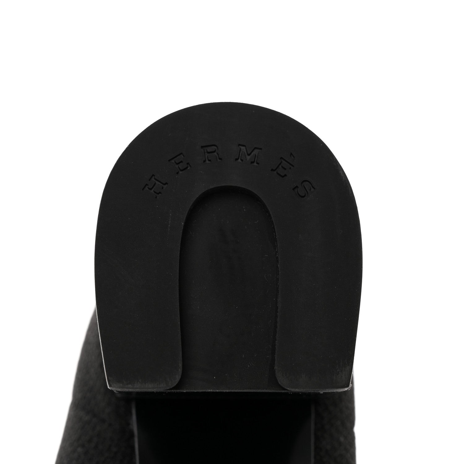 Hermes Knit Calfskin Fontaine 60 Boots 36 Black 8 of 14
