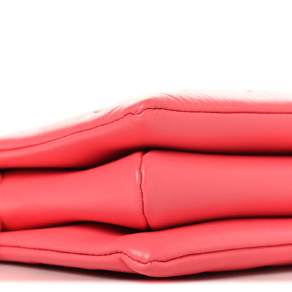 Louis Vuitton Lambskin Embossed Monogram Coussin PM Coral 11 of 13