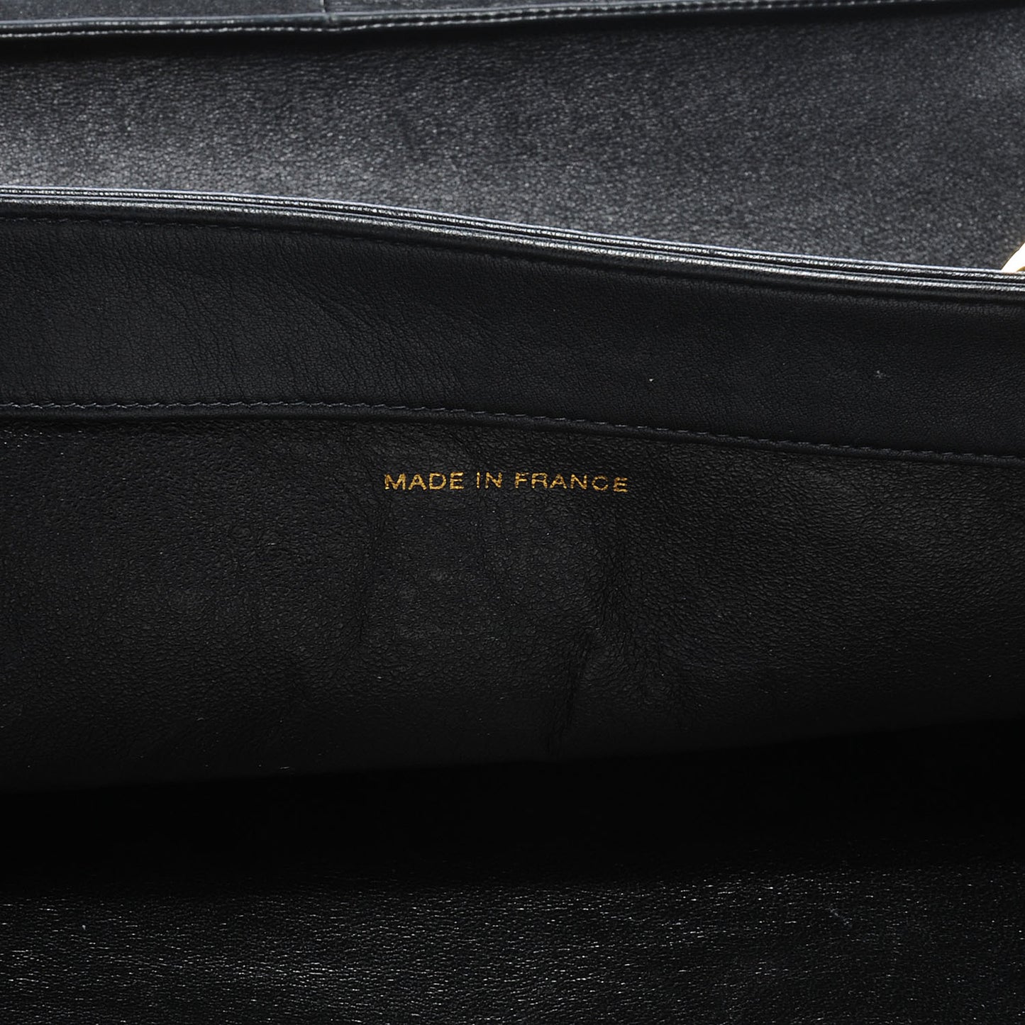 Lambskin Jumbo Shoulder Bag Black