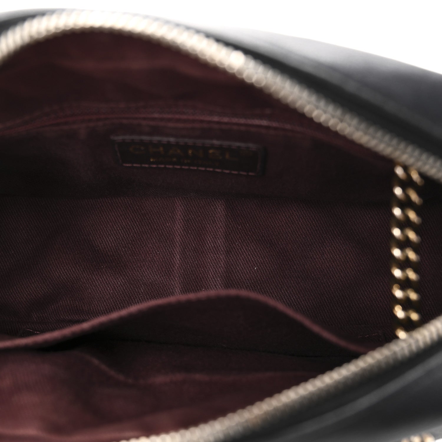 Chanel Sheepskin Quilted Trapezio Camera Case Black 5 of 10