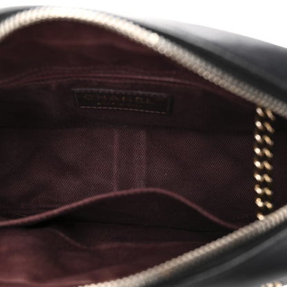 Chanel Sheepskin Quilted Trapezio Camera Case Black 5 of 10