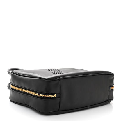Miu Miu Soft Calf Softy Beau Top Handle Bag Black 4 of 9