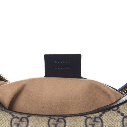 Gucci GG Supreme Monogram Linea A Hobo Navy 7 of 11