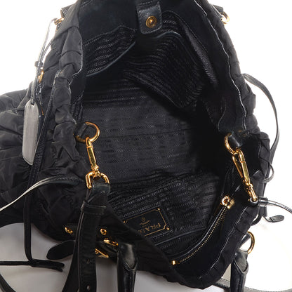 Prada Tessuto Nylon Gaufre Tote Nero Black 5 of 11