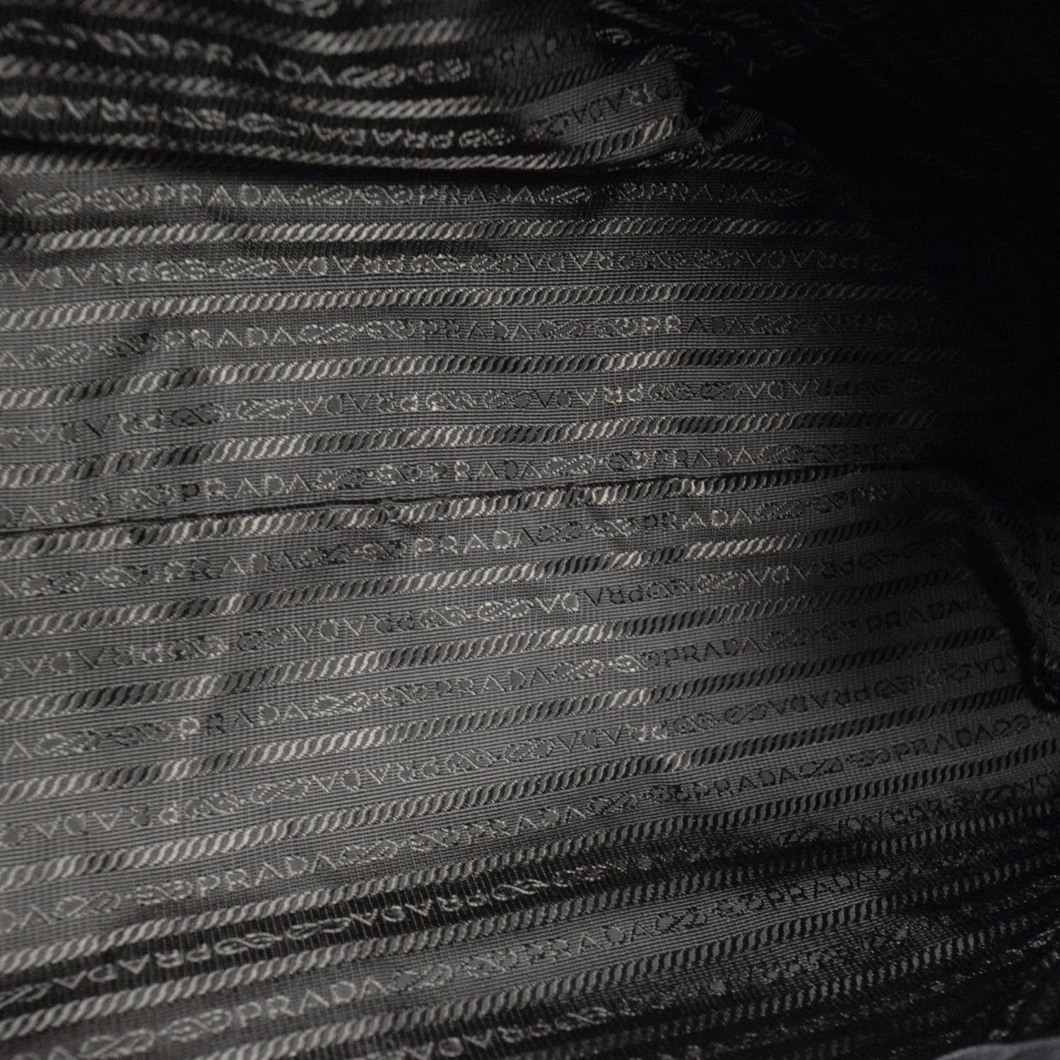 Prada Vitello Shine Bauletto Fumo 6 of 10