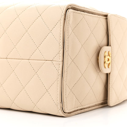 Chanel Caviar Quilted Large Chanel 25 Handbag Beige 11 of 13