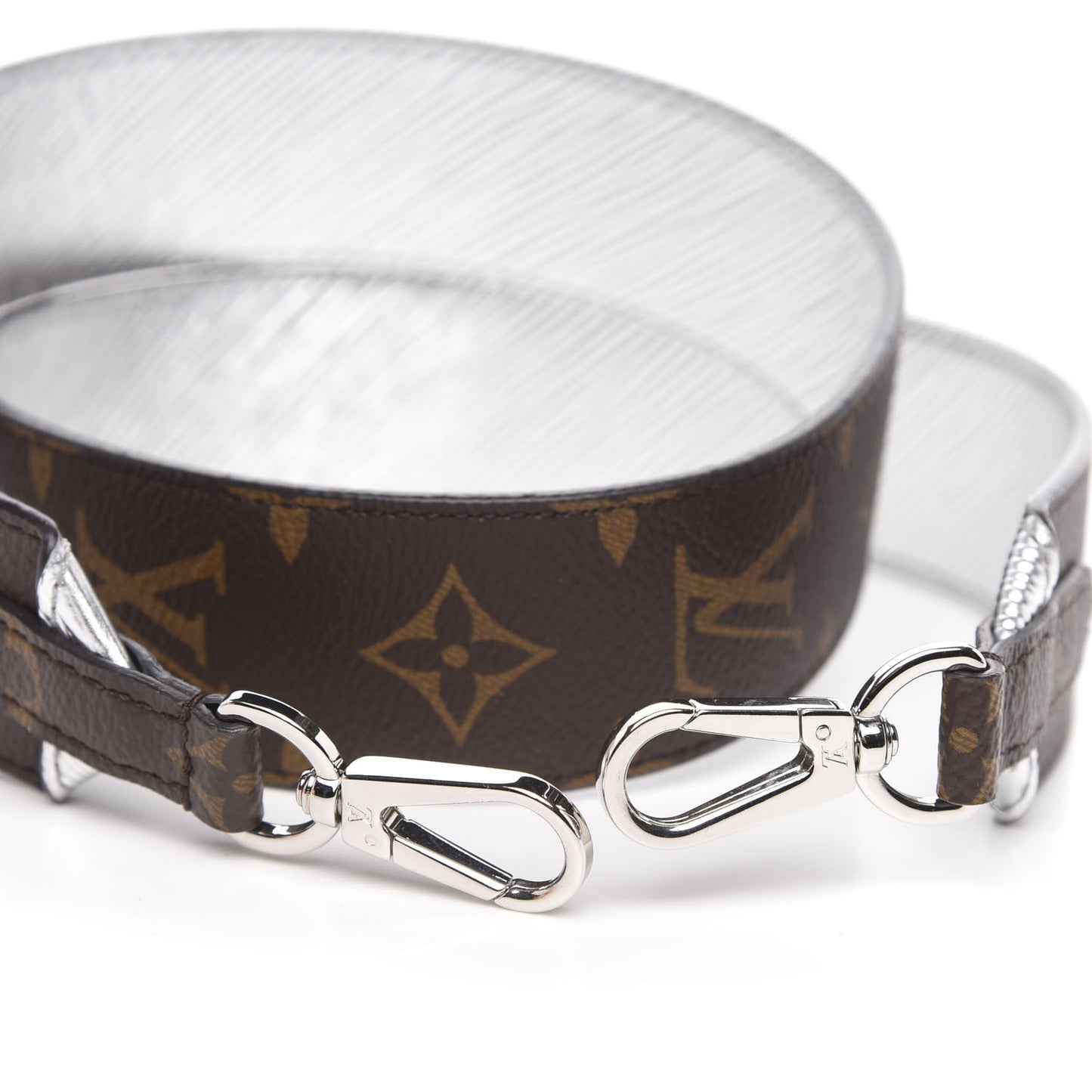 Epi Monogram Bandouliere Shoulder Strap Silver