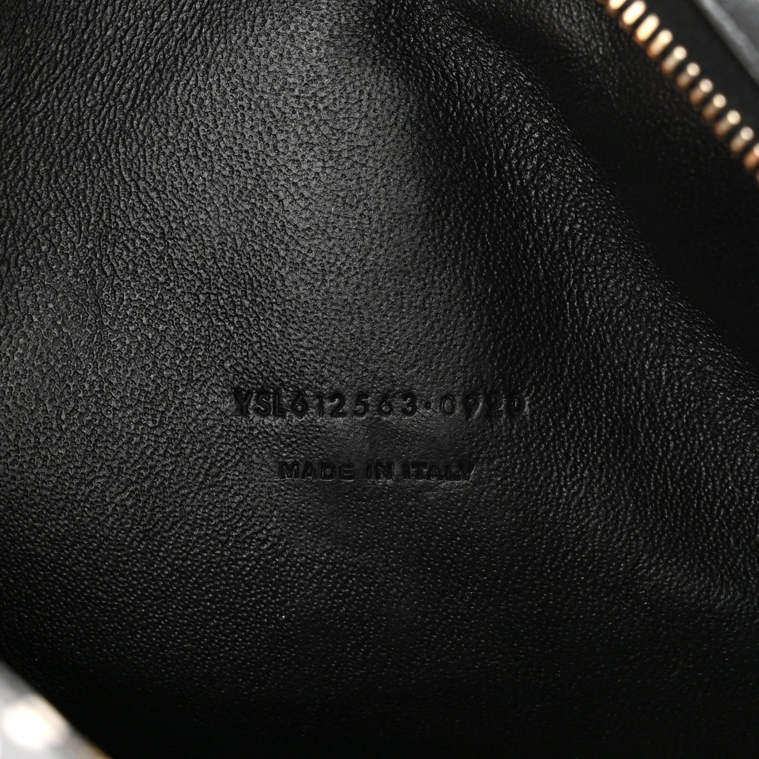Saint Laurent Calfskin Printed Polka Dot Mini Lou Camera Bag Black Crema Soft 7 of 11