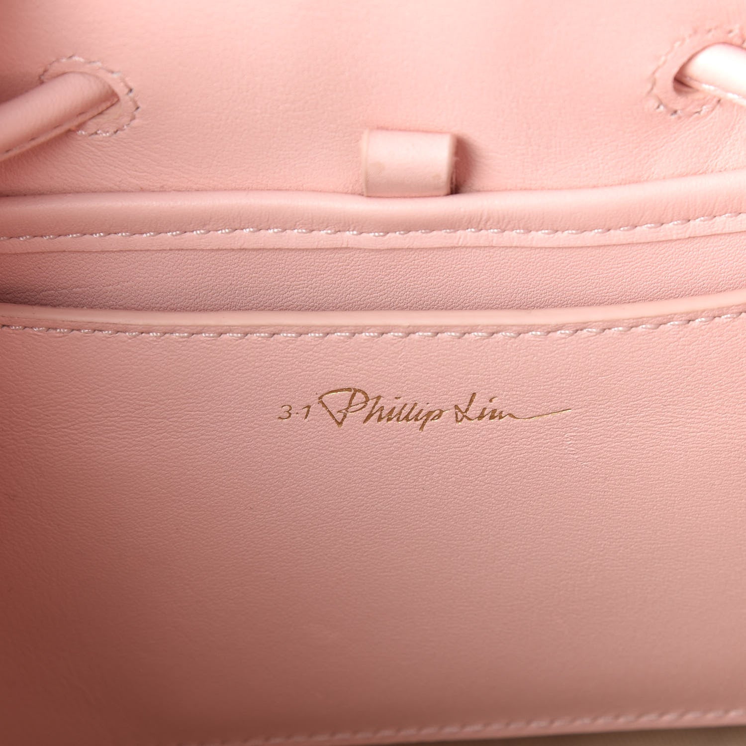 3.1 Phillip Lim 3.1 Smooth Calfskin Mini Soleil Bucket Bag Light Pink 9 of 11