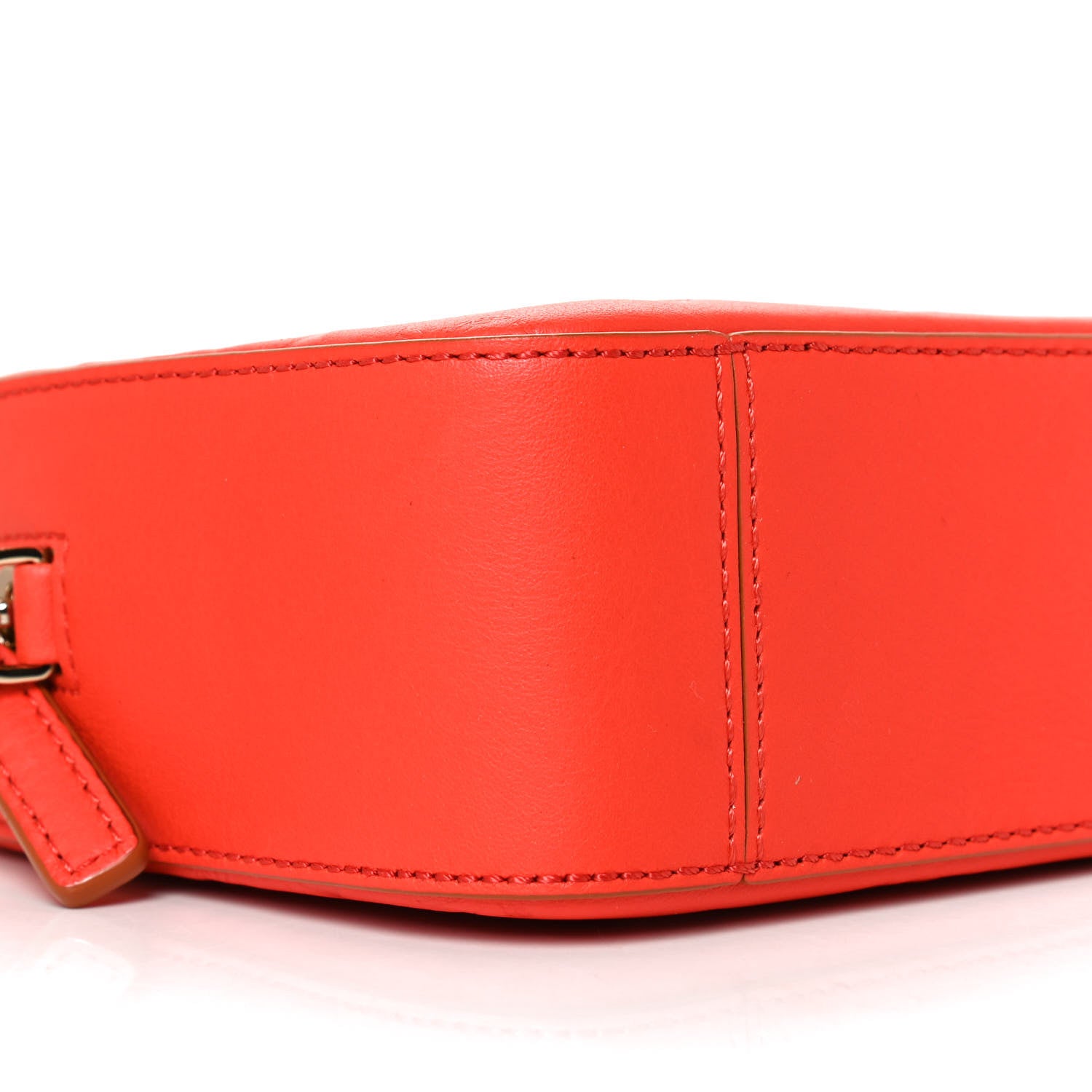 MCM Calfskin Ottomar Monogram Klara Crossbody Bag Hot Coral 9 of 10