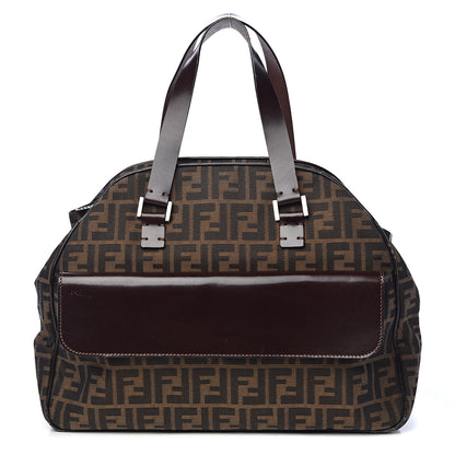 Fendi Zucca Pocket Shoulder Bag Tobacco 1 of 17