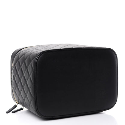 Chanel Caviar Quilted Large Vanity Pouch Black 4 of 9