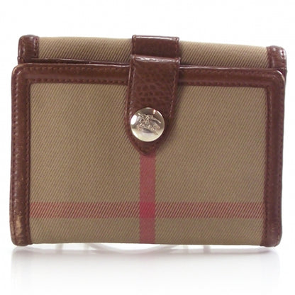 Burberry Canvas Nova Check Wallet 2 of 9