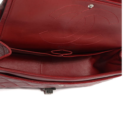 Chanel Aged Calfskin Quilted 2.55 Reissue 227 Flap Red 6 of 10