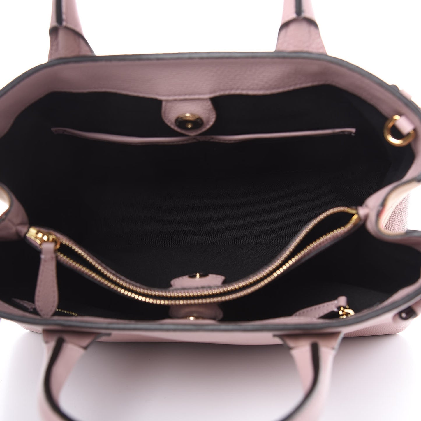 Derby Calfskin House Check Medium Banner Tote Pale Orchid