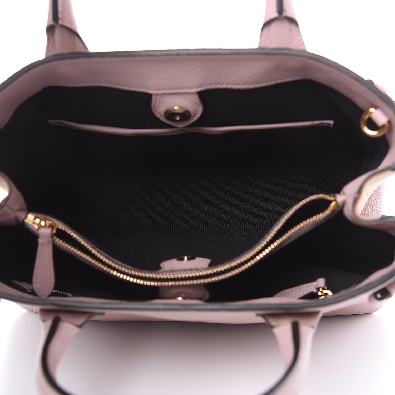Burberry Derby Calfskin House Check Medium Banner Tote Pale Orchid 6 of 12