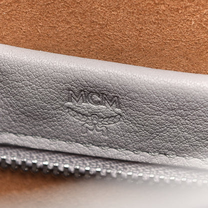 MCM Calfskin Ottomar Monogram Sarah Convertible Hobo Dove 8 of 9