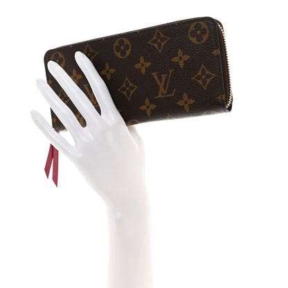 Louis Vuitton Monogram Clemence Wallet Fuchsia 2 of 6