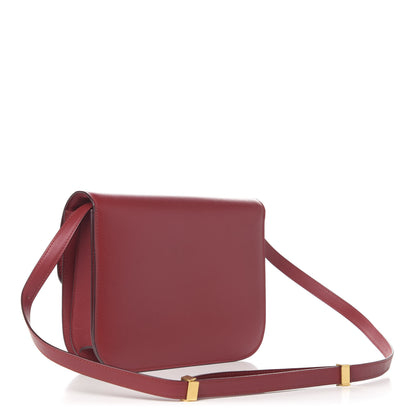 Celine Box Calfskin Medium Classic Box Flap Bag Red 3 of 15