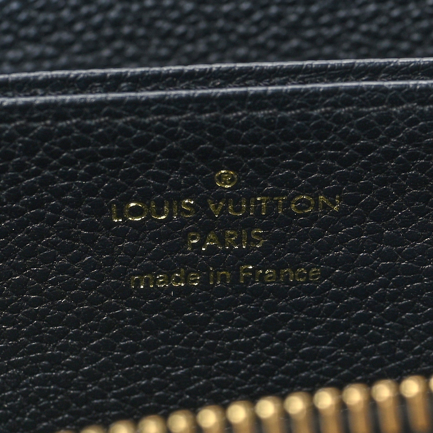 Louis Vuitton Empreinte Zippy Wallet Black 6 of 7