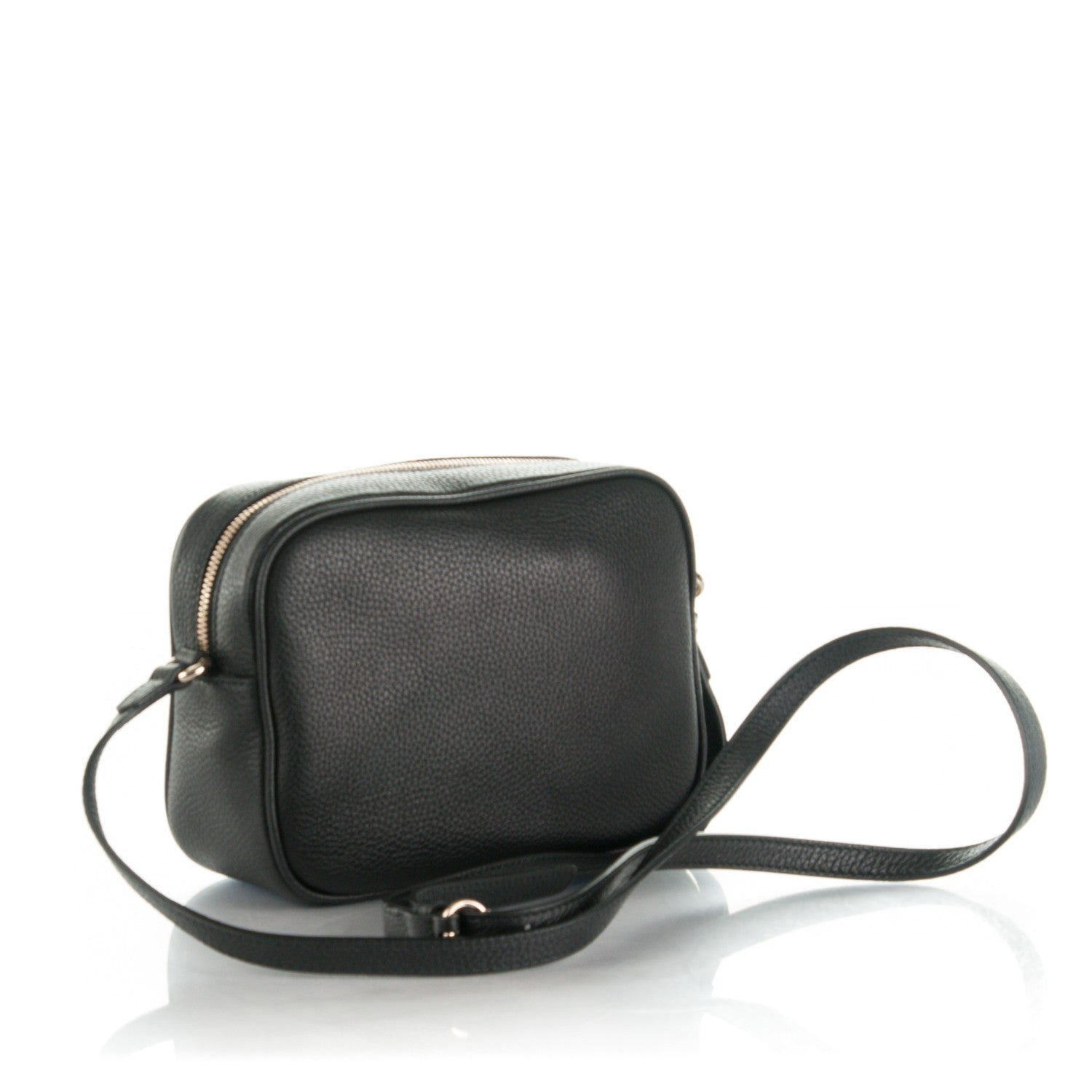 Gucci Pebbled Calfskin Small Soho Disco Bag Black 3 of 7