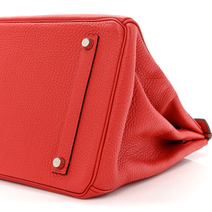 Hermes Togo Birkin 35 Rouge Casaque 7 of 13