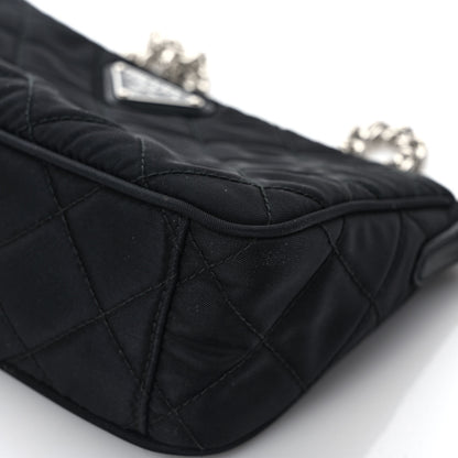 Prada Nylon Tessuto Impuntu Quilted Crossbody Bag Black 11 of 11