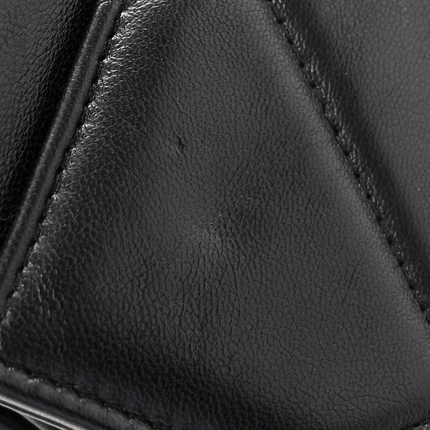 Lambskin Quilted Chanel 19 Wallet On Chain WOC Black