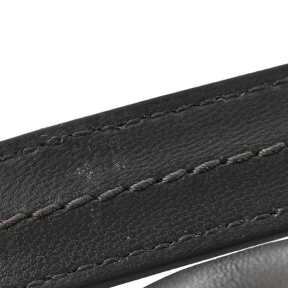 Saint Laurent Calfskin Quilted Medium Loulou Puffer Monogram Chain Satchel Storm 12 of 13
