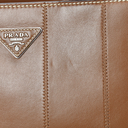 Prada Soft Calfskin Tote Cannella 14 of 14