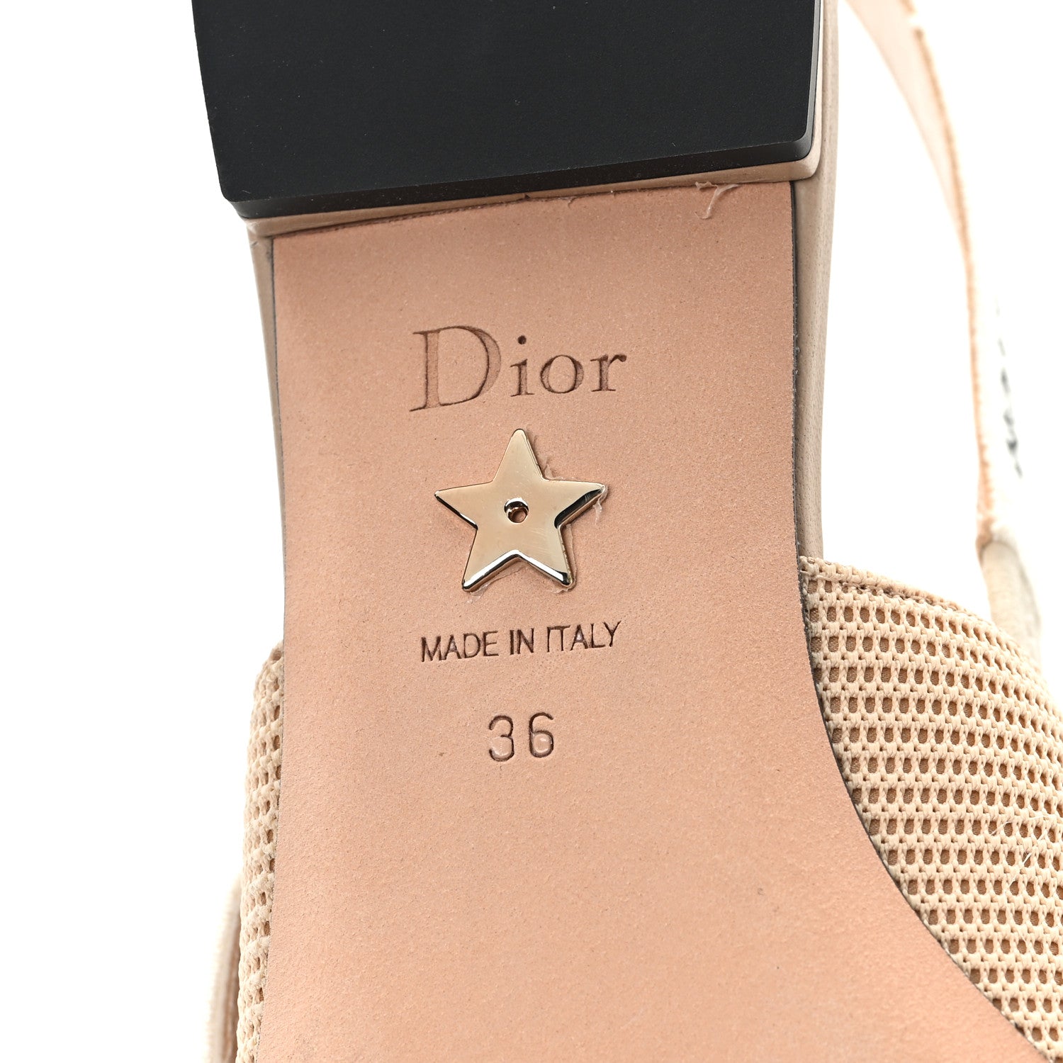 Christian Dior Technical Canvas Ribbon J'Adior Slingback Ballet Flats 36 Powder Nude 7 of 11