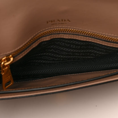 Prada Saffiano Flap Shoulder Bag Cipria 5 of 8