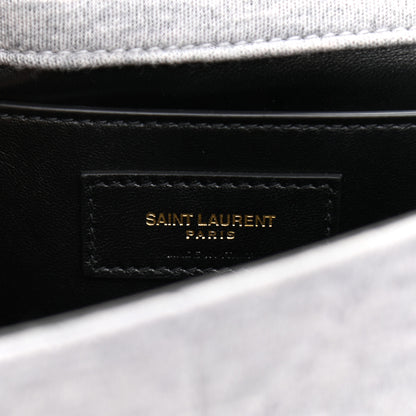 Saint Laurent Jersey Wool Patchwork Monogram Medium Jamie Grey 6 of 9