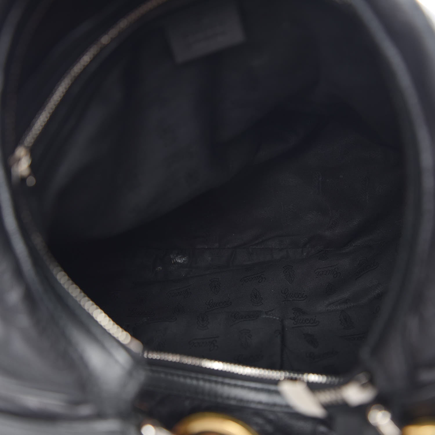 Gucci Guccissima Large GG Twins Hobo Black 5 of 13