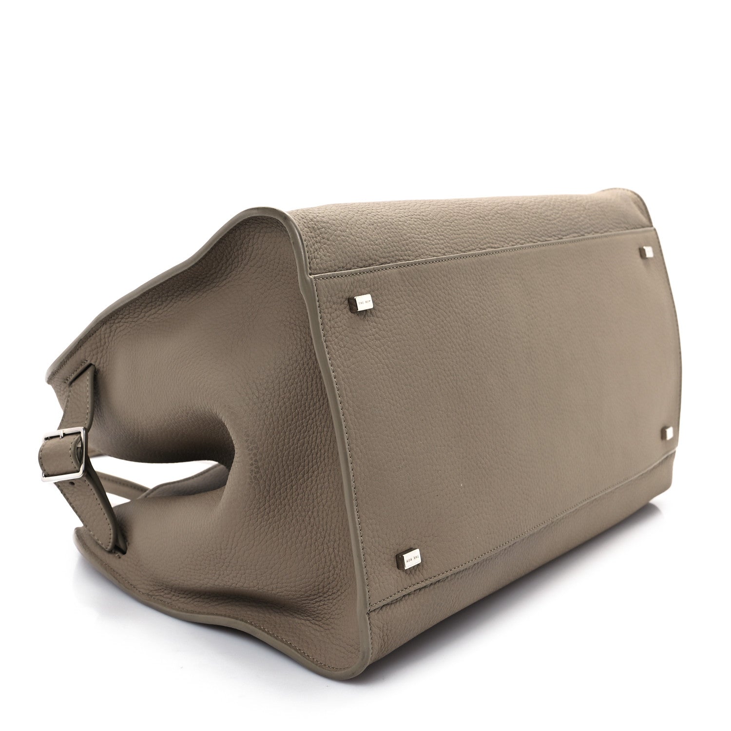 The Row Matte Grained Calfskin Soft Margaux 15 Dark Taupe 4 of 11