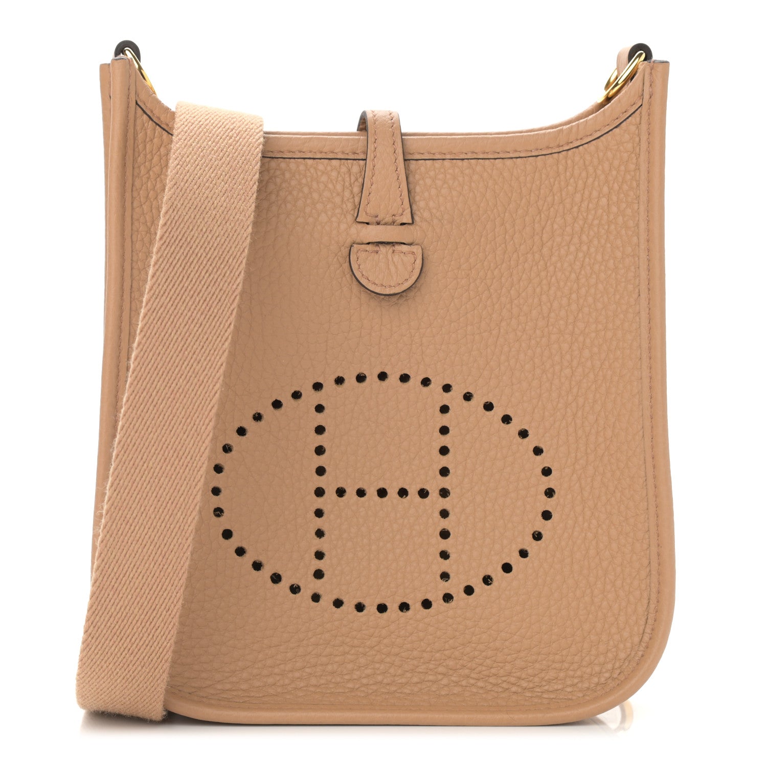 Hermes Taurillon Clemence Amazone Evelyne TPM Chai 1 of 11