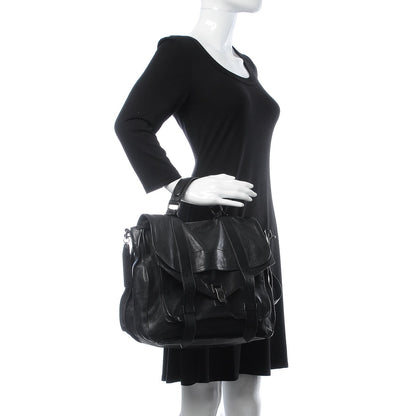 Proenza Schouler Lambskin PS1 Large Satchel Black 2 of 9
