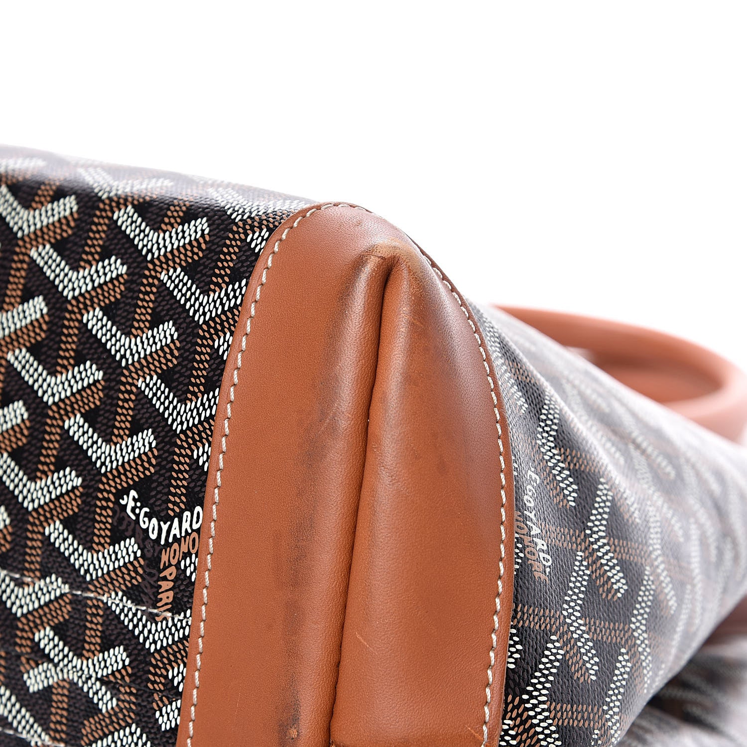 Goyard Goyardine Bellechasse Biaude MM Tote Black Gold 10 of 17