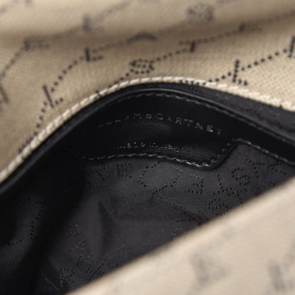 Stella McCartney Canvas Logo Falabella Messenger Beige 6 of 8