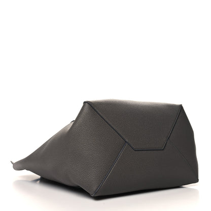 Celine Soft Grained Calfskin Small Belt Cabas Phantom Medium Grey 4 of 10