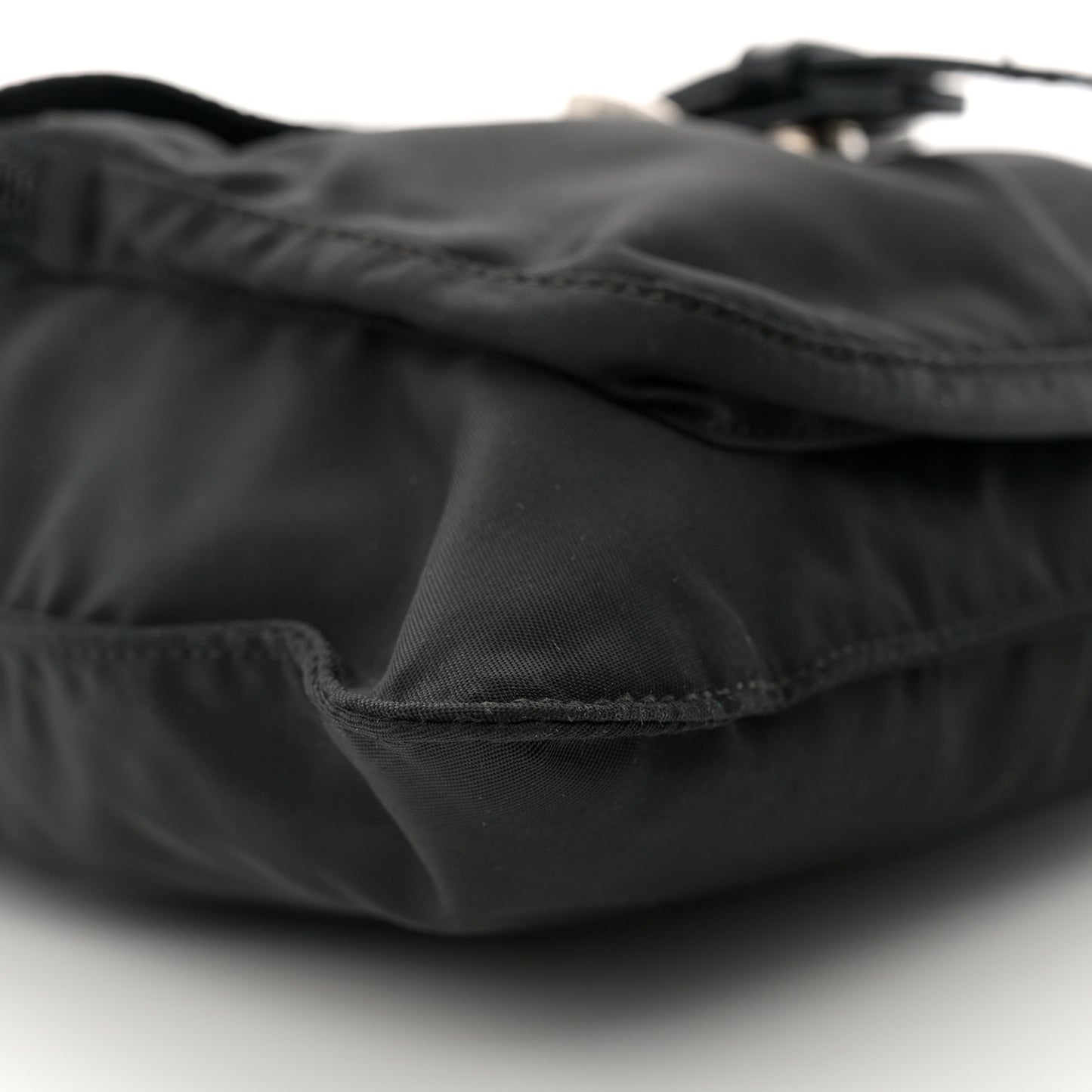 Nylon Vela Sling Messenger Bag Black
