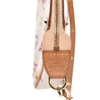 Louis Vuitton Monogram Multicolor Pochette Accessories White 9 of 14