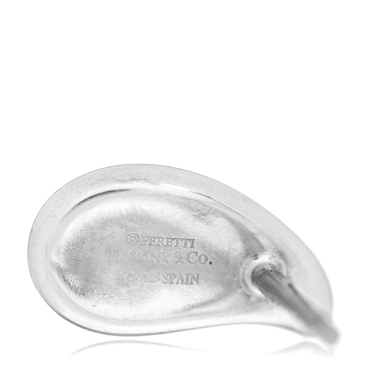 Sterling Silver 10mm Elsa Peretti Teardrop Earrings