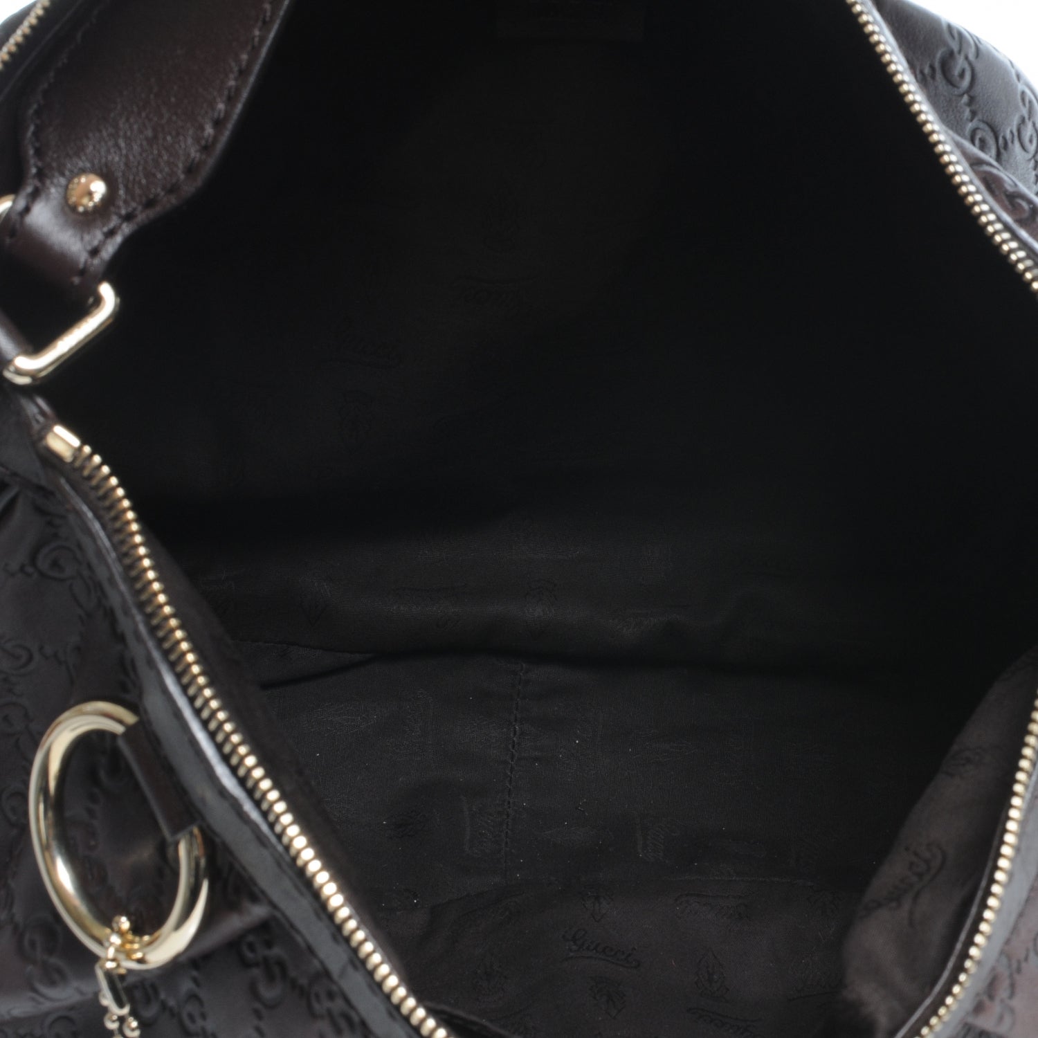 Gucci Guccissima Medium Sukey Hobo Dark Brown 5 of 7