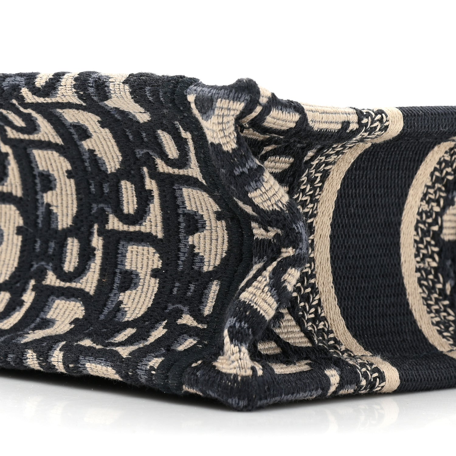 Christian Dior Oblique Mini Book Tote With Strap Blue Multicolor 8 of 10