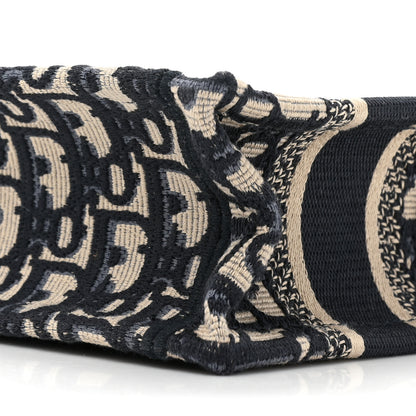 Christian Dior Oblique Mini Book Tote With Strap Blue Multicolor 8 of 10