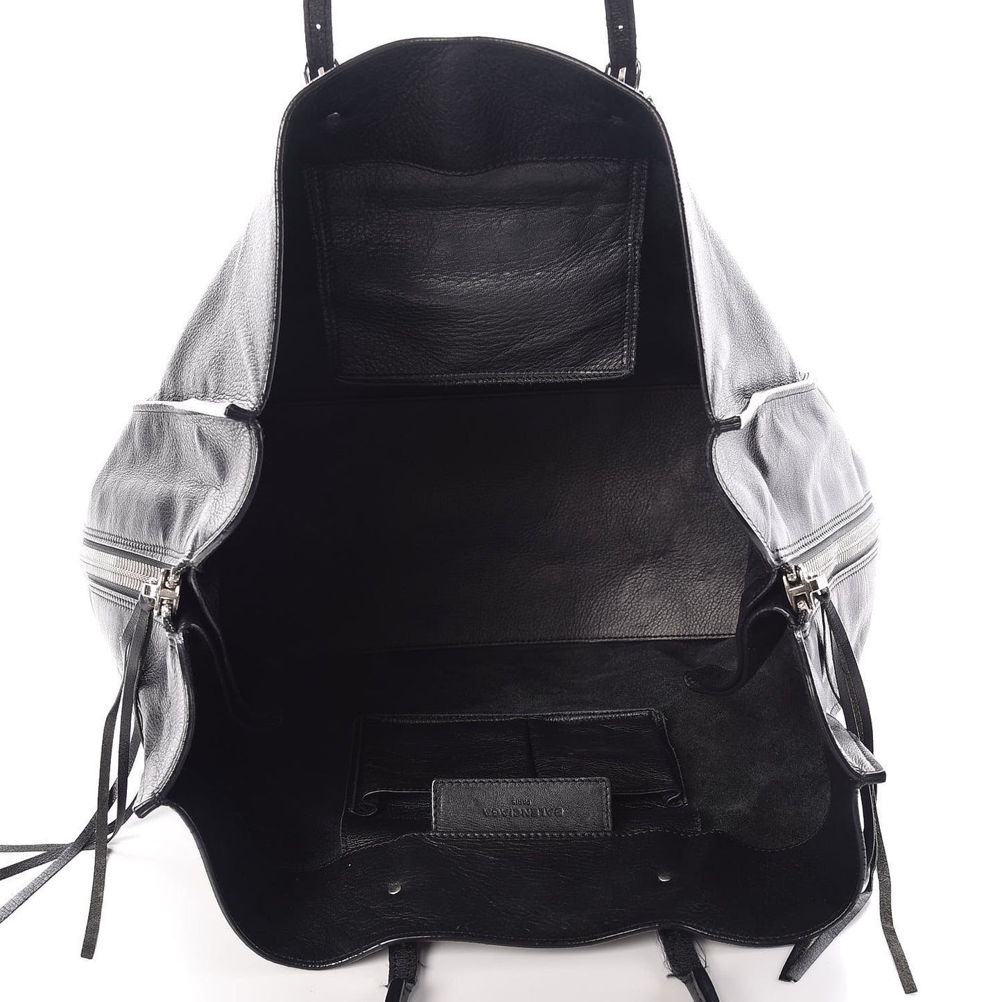 Supple Calfskin Papier A4 Tote Black
